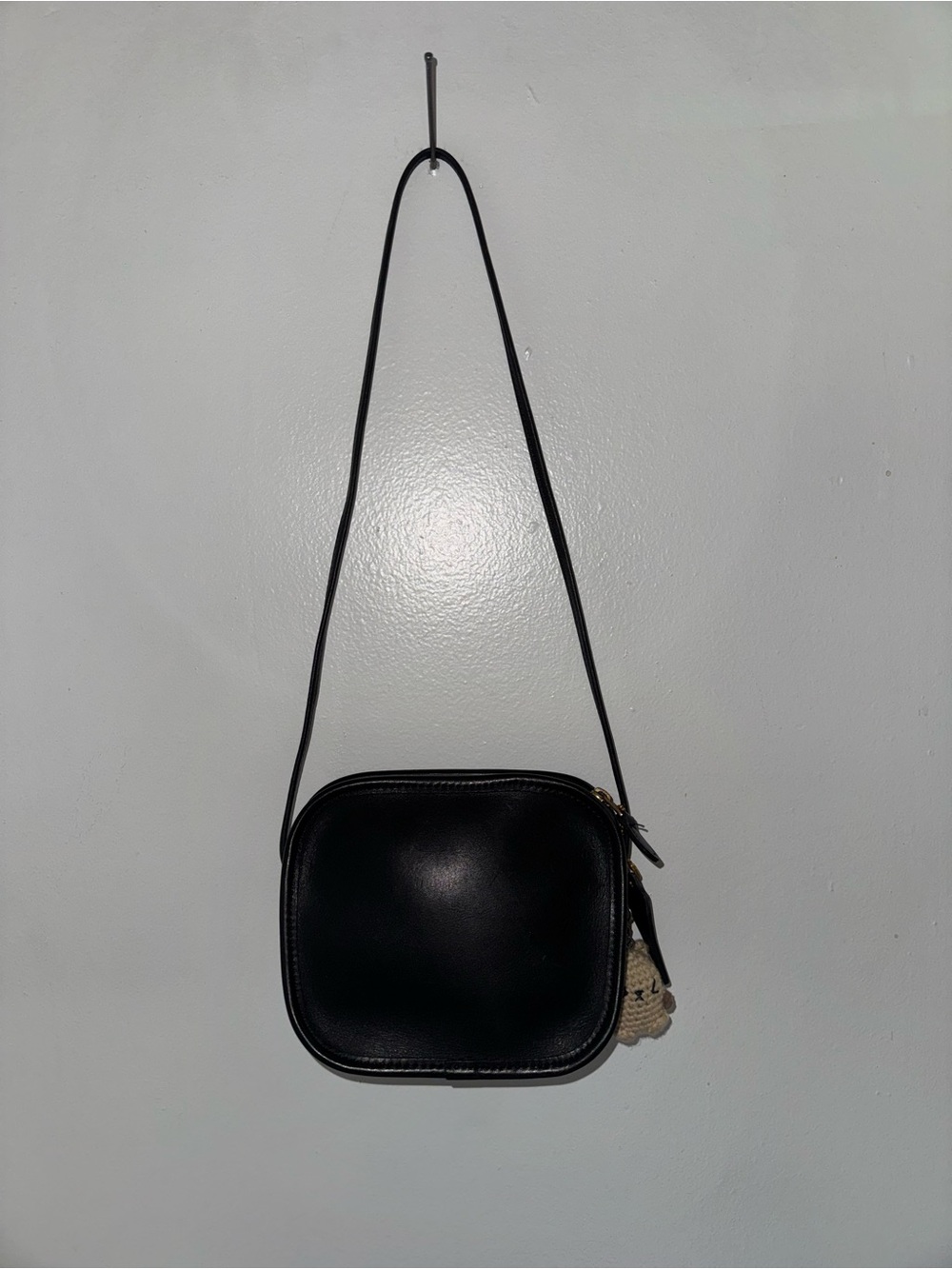 Coach vintage mini Hadley  black leather crossbody - Picture 5 of 12